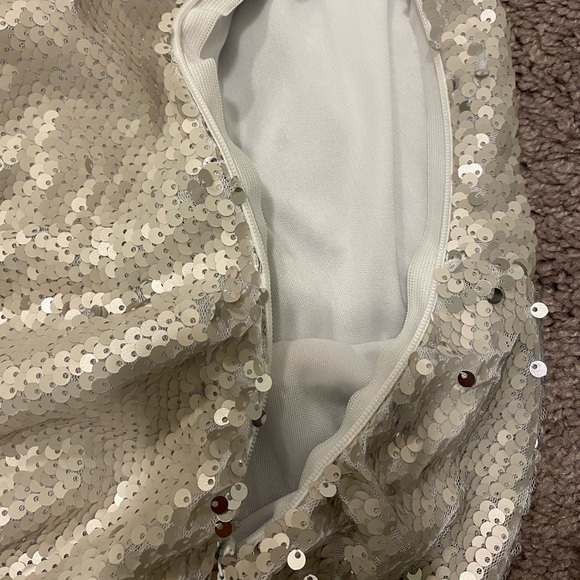 Sequin Cowl Back Mini Dress - Picture 3 of 3